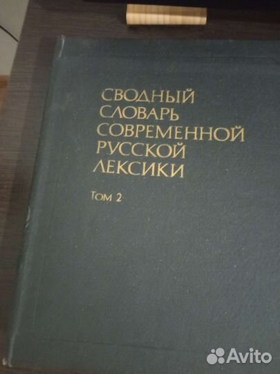 Сводный словарь современной русской лексики 2 тома