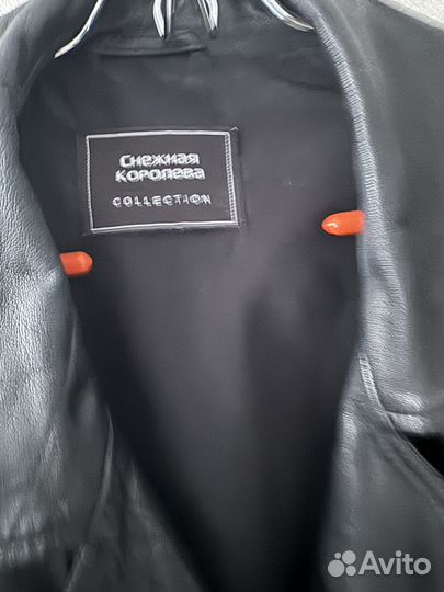 Кожаная куртка косуха Снежная королева