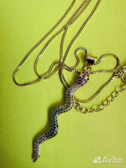 Колье со змейкой Viva la Vika