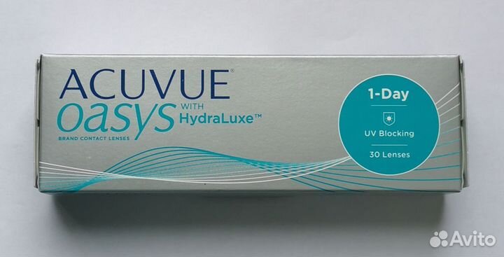 Контактные линзы acuvue oasys 1-DAY hydraluxe -0,5