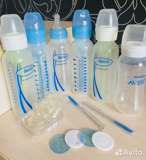 Прокладки для груди BabyGo +бутылочки