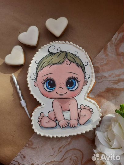 Пряники топпер на торт