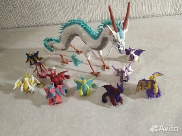 Дракон Хаку из полимерной глины