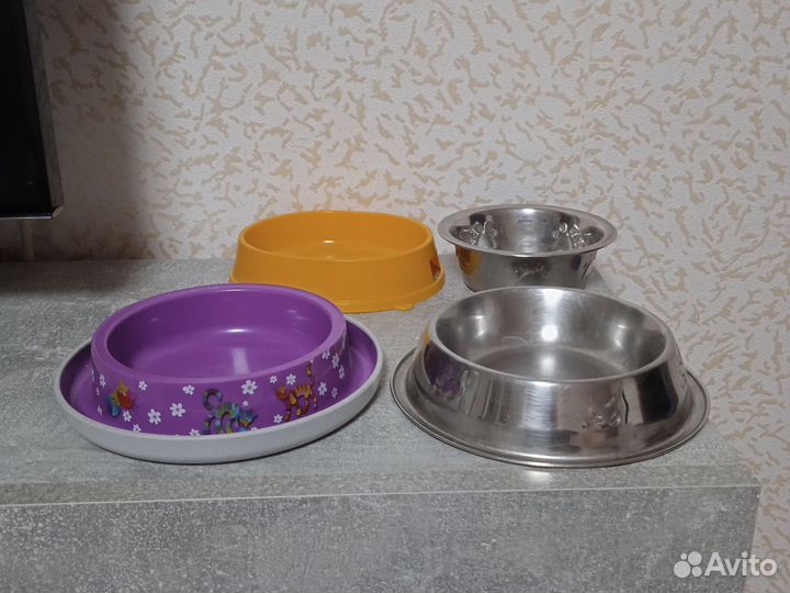 Миски для кошек пакетом