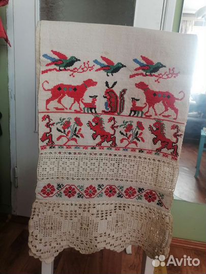 Вышитые рушники старинные