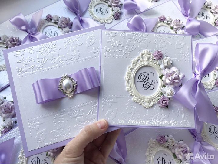 Пригласительные на свадьбу «Нежность»