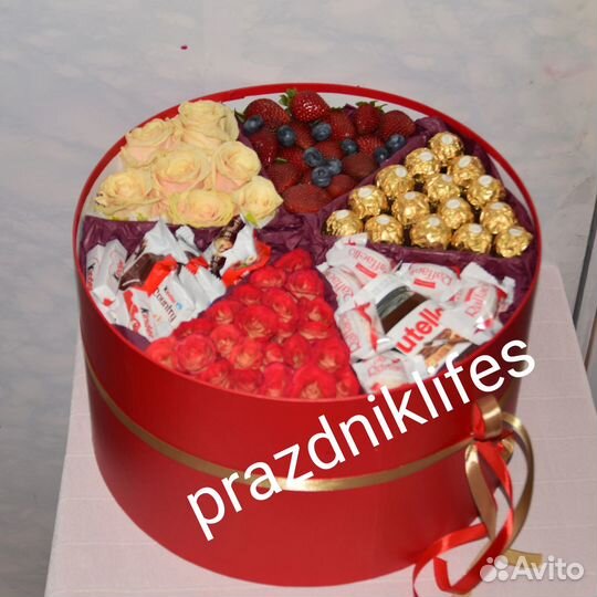 Цветы в коробке