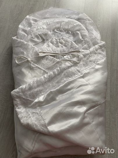 Конверт на выписку, одеяло, конверт и шапка