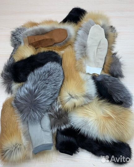Варежки меховые
