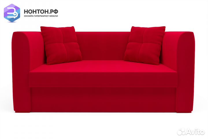 Диван откидной Ассоль красный