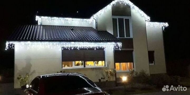 Фасадное освещение домов