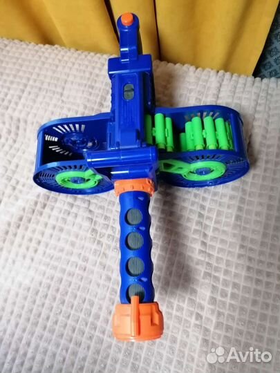 Бластер пулемёт с патронами детский