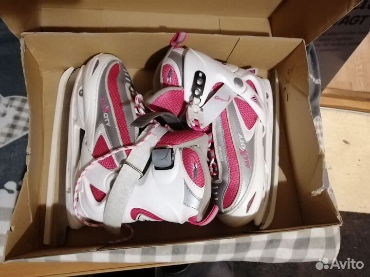 Коньки для девочки 35-37рр