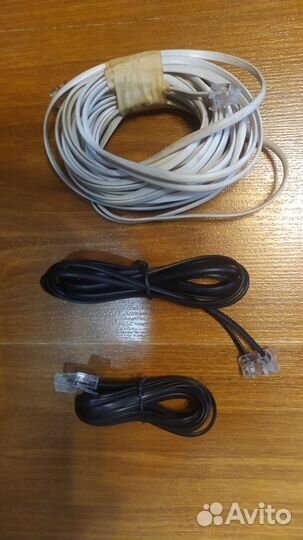 Телефонные провода от стационарных телефонов