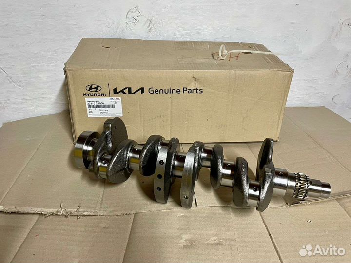 Коленвал 231102B000 для G4FC Kia-Hyundai оригинал