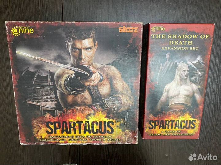 Настольная игра Спартак Кровь и Песок +Дополнение