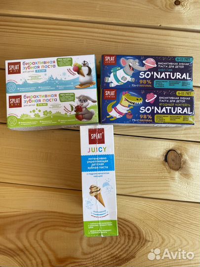 Детская зубная паста splat