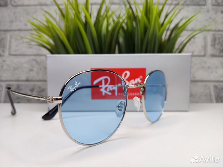 Очки Ray Ban Round Голубой