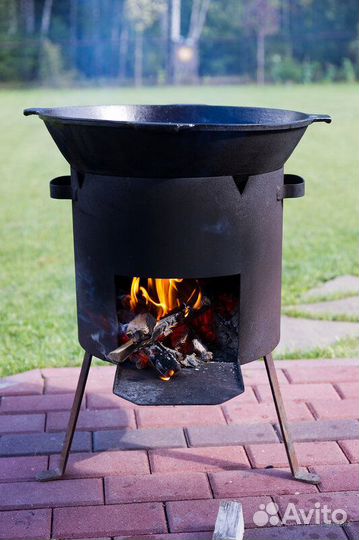 Казан 10 литров чугун