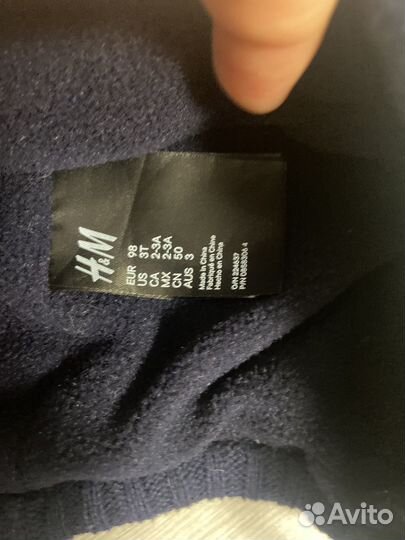 Шапка и варежки hm