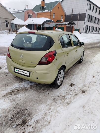 Opel Corsa 1.2 МТ, 2007, битый, 300 000 км