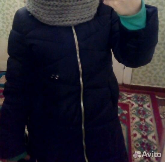 Пуховик удлиненный