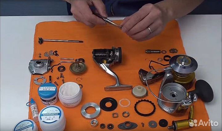 Ремонт и обслуживание рыболовных катушек