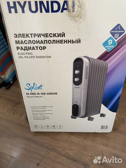 Масляный радиатор Hyundai H-HO-9-09-UI848