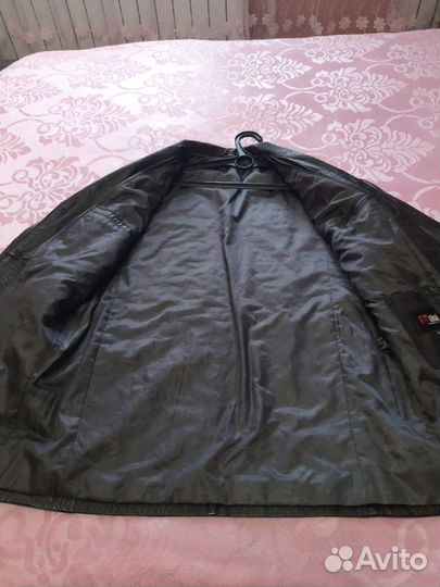 Кожаный пиджак мужской