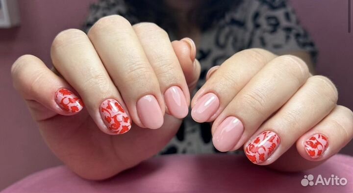 Маникюр и Педикюр с покрытием гель лак