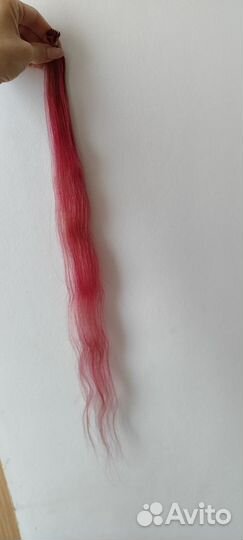 Цветные пряди для наращивания 60 см