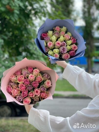 Розы букет 25 / 51 / 101 с доставкой