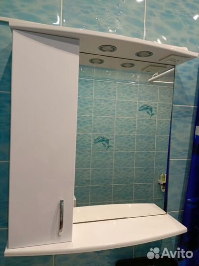 Продам раковина с тумбой и зеркалом б/у