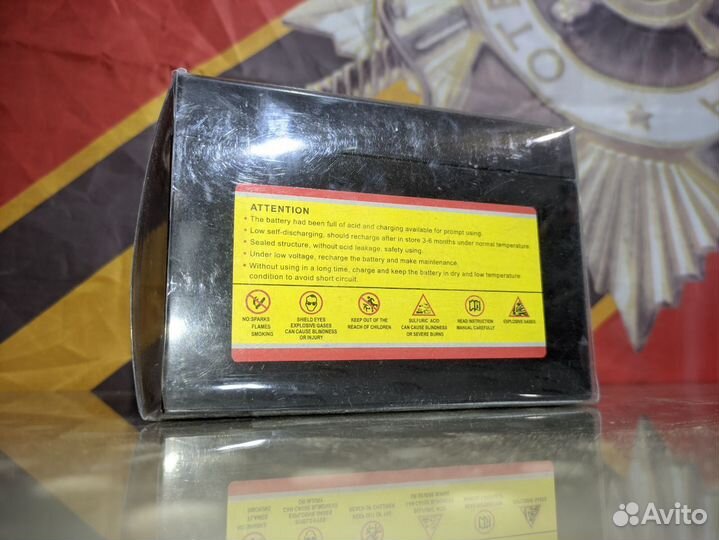 Аккумулятор на мотоцикл, квадроцикл 12V 9Ah