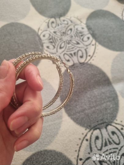 Серьги бижутерия