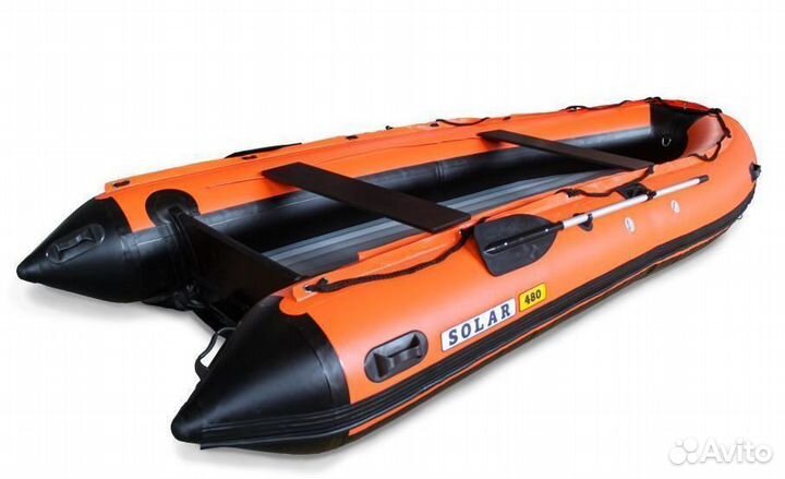Лодка надувная моторная solar-480К