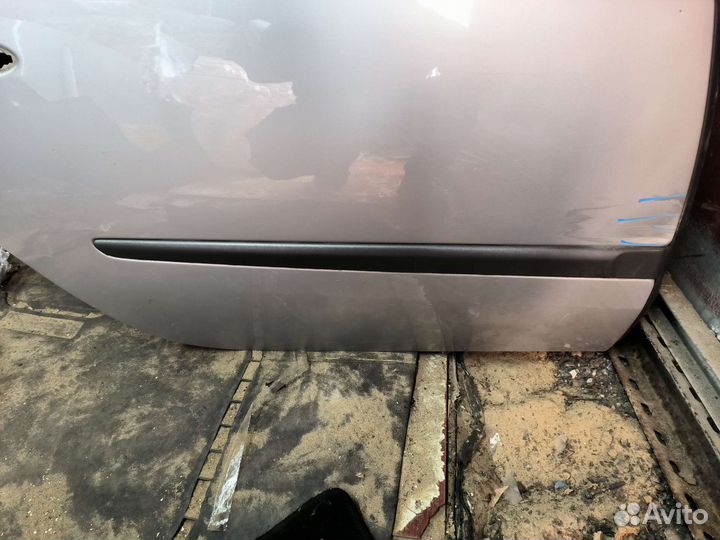 Рено лагуна 2 дверь задняя правая серебро