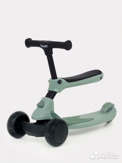 Беговел-самокат Rant Rider светящиеся колеса