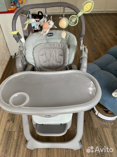 Стульчик для кормления chicco polly magic relax