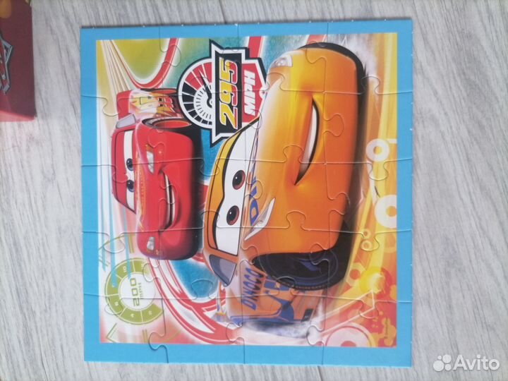 Пазл Trefl 3 в 1 Тачки