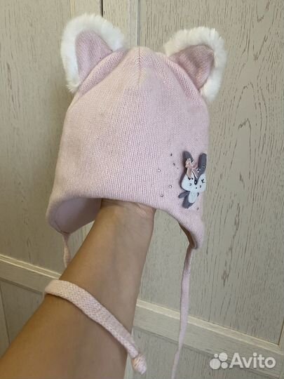 Шапка зимняя для девочки 48 50