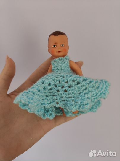 Кукла пупс времен СССР гдр