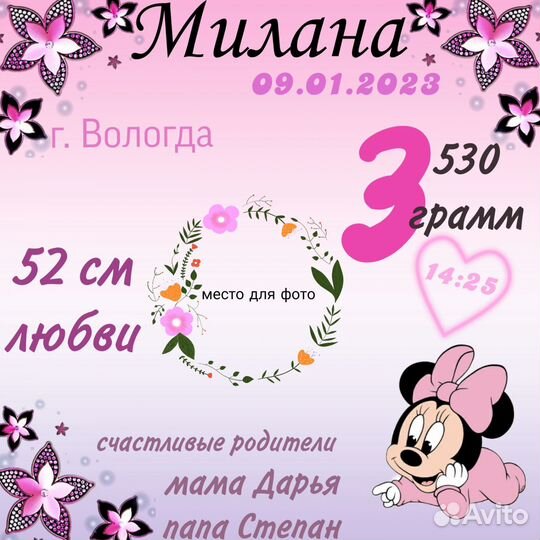 Постер, метрика и т.д