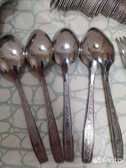 Столовые ложки и вилки виноградная лоза