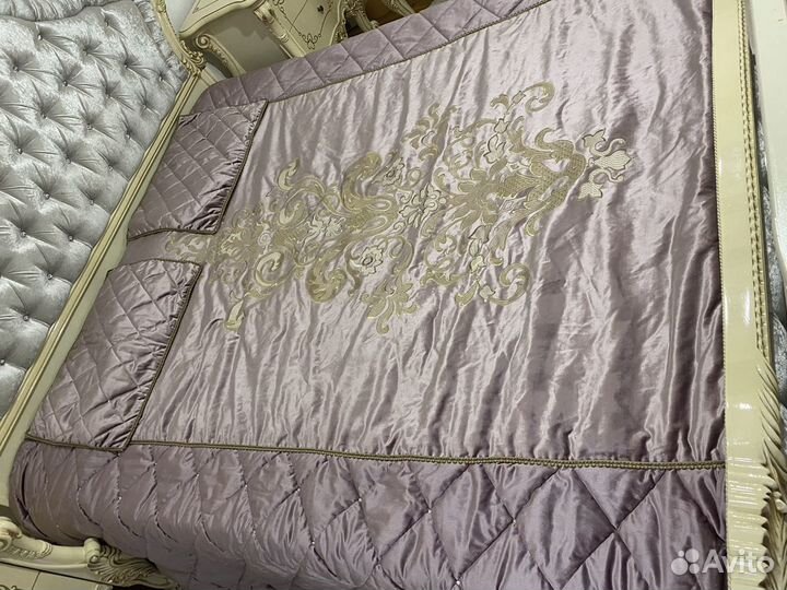 Покрывало постельное белое