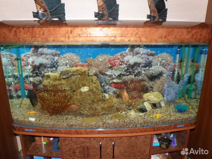 Аквариум с тумбой jebo 350 литров