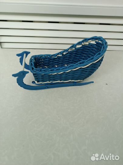 Санки плетёные для кукол СССР