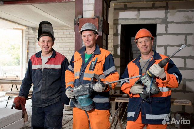 Разнорабочие на строй-площадки