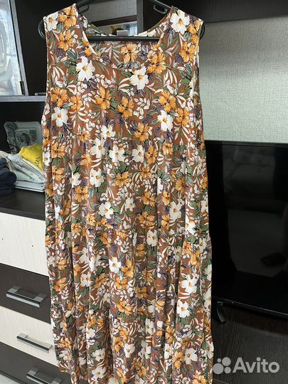 Летнее платье 52-54