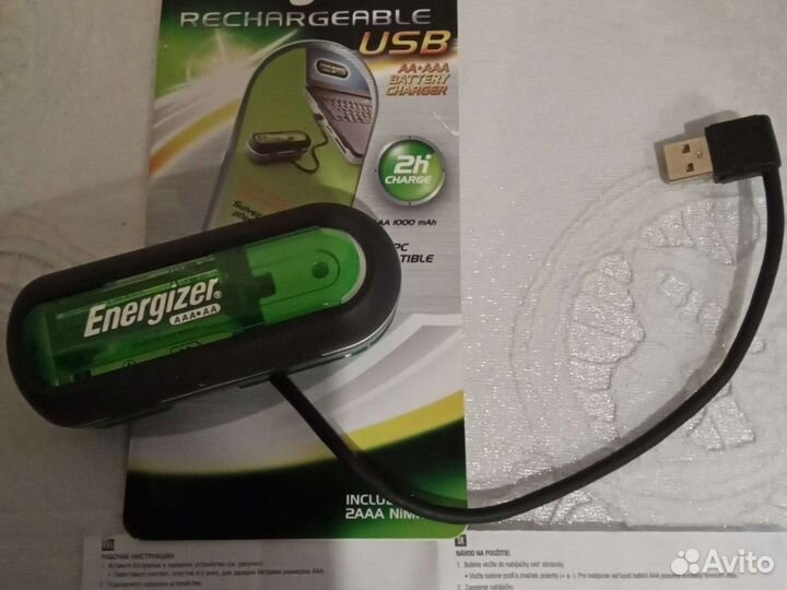 Rechargeable USB зарядное устройство, новое
